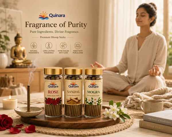 Quinara_Premium_Herbal_Dhoop_Sticks_Gift_Combo_Pack_|_Rose_Sandal_&_Mogra_|_50_Sticks_Each_|_Free_Wooden_Holder_&_Jute_Bag_Included_|_Long_Lasting_Natural_Fragrance
