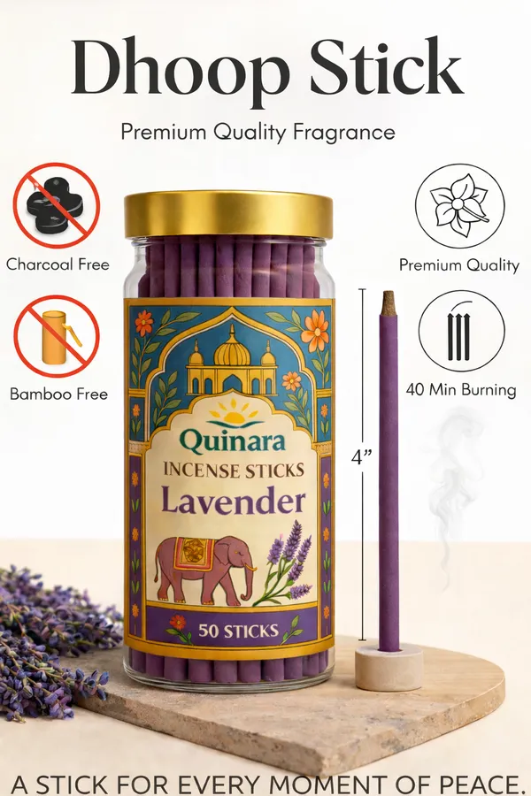 Multicolor_Lavender_Incense_Dhoop_Sticks_With_Free_Ceramic_Holder_&_Jar,_Traditional_Indian_Herbal,_Premium_Lavender_Fragrance,_Decorative_Jar,_50_Sticks
