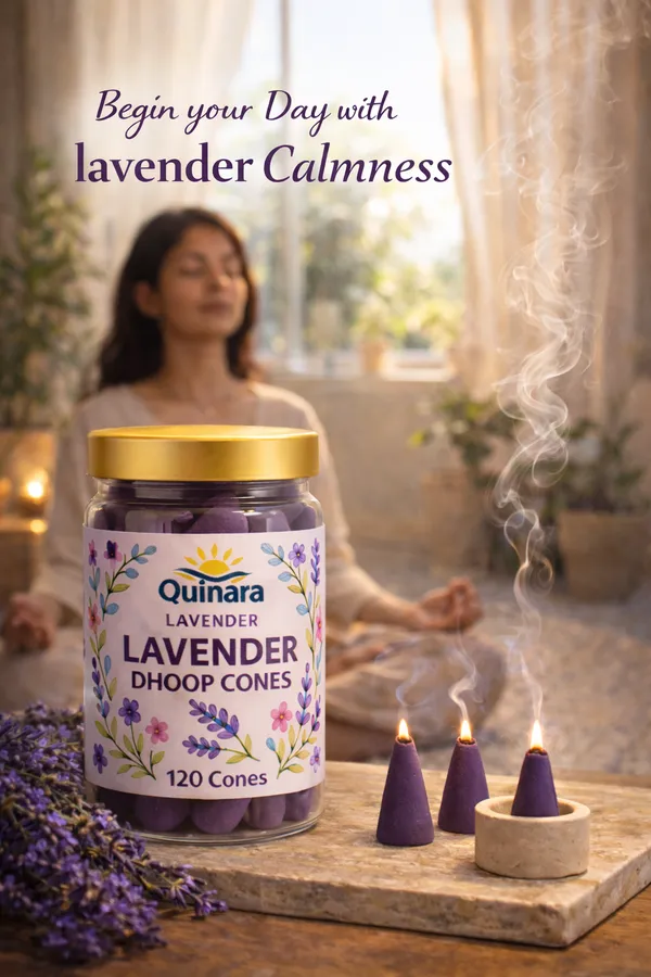 Multicolor_Premium_Dhoop_Cones_For_Pooja_|_120_Dhoop_Cones_I_Fragrances_Lavander_|_Long_Lasting_Fragrance_For_Meditation,_Prayer,_Yoga,_Home_&_Office_|_Natural_Herbal_Incense_Cones_Lavender