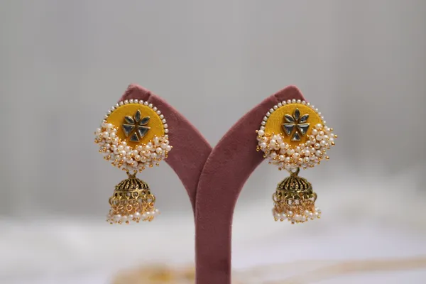 Yellow_Prisha_Dangle_Earring_For_Women