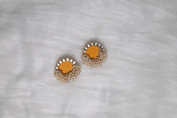 Yellow_Aavya_Stud_Earring_For_Women