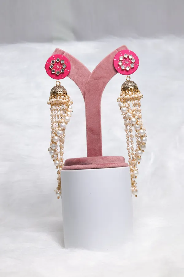 Pink_Meher_Dangle_Earring_For_Women