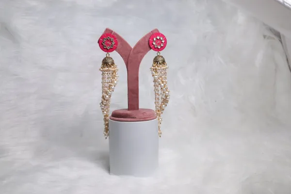 Pink_Meher_Dangle_Earring_For_Women