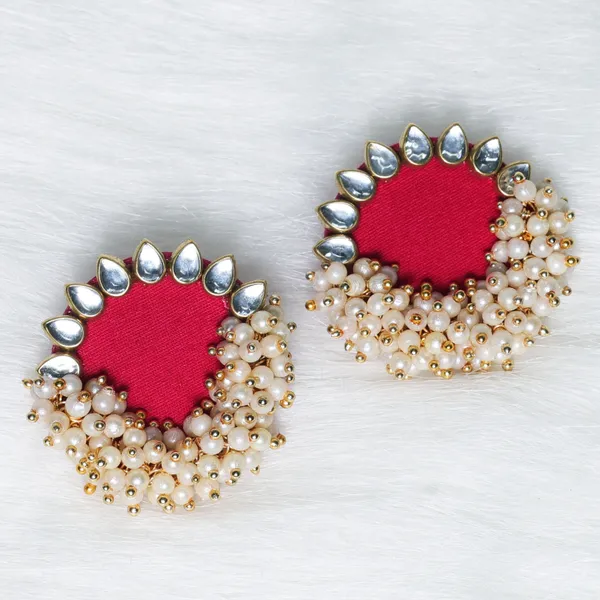 Pink_Aavya_Stud_Earring_For_Women