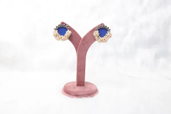Royal_Blue_Aavya_Stud_Earring_For_Women