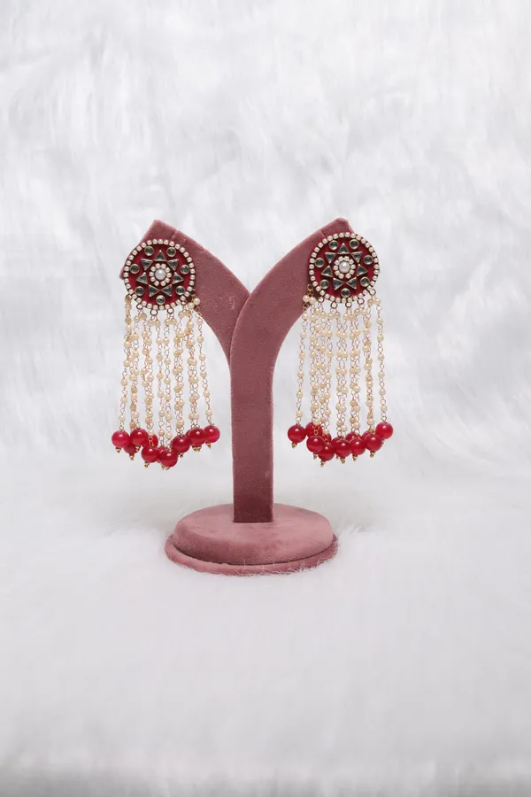 Maroon_Wamika_Earring_For_Women