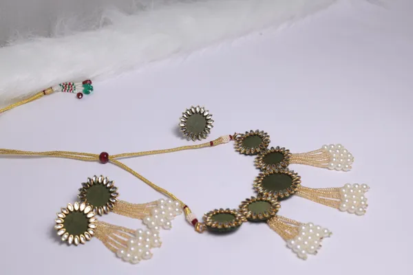 Green_Boho_Choker_Set_For_Women