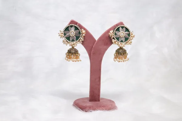 Green_Aarohi_Dangle_Earring_For_Women