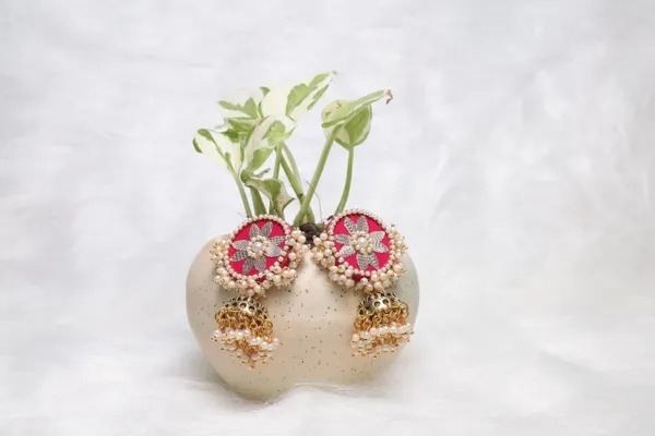 Pink_Aarohi_Dangle_Earring_For_Women