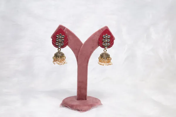 Maroon_Oviya_Dangle_Earring_For_Women