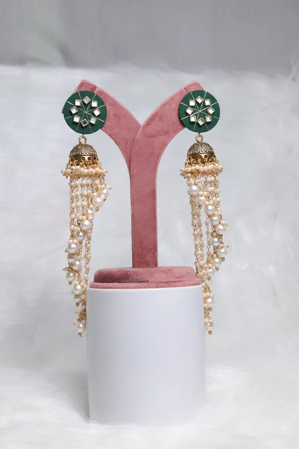 Green_Meher_Dangle_Earring_For_Women