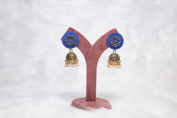Royal_Blue_Mishti_Dangle_Earring_For_Women