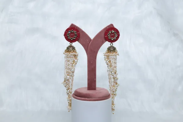 Maroon_Meher_Dangle_Earring_For_Women