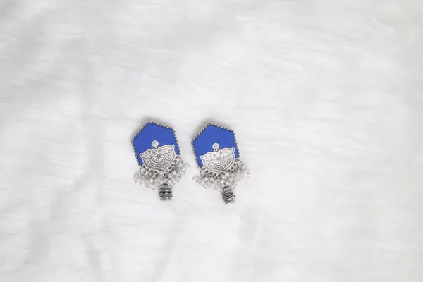 Royal_Blue_Charvi_Dangle_Earring_For_Women
