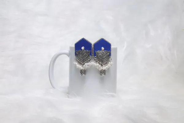 Royal_Blue_Charvi_Dangle_Earring_For_Women