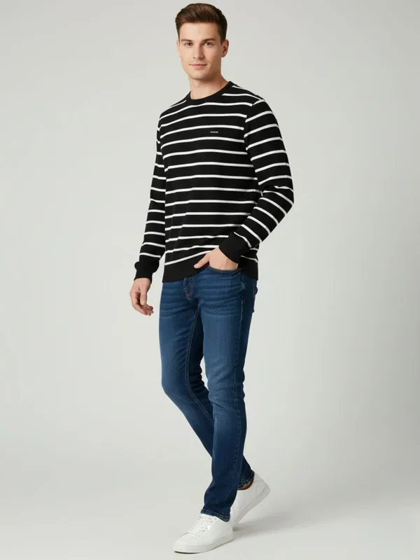 Black_Cotton_Blend_Pre_Winter_Sweatshirt_For_Men