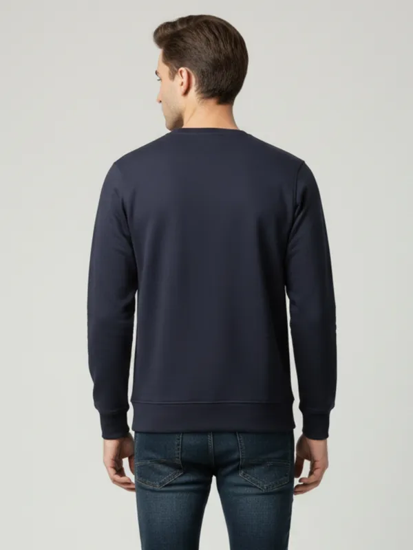 Navy_Cotton_Blend_Pre_Winter_Sweatshirt_For_Men