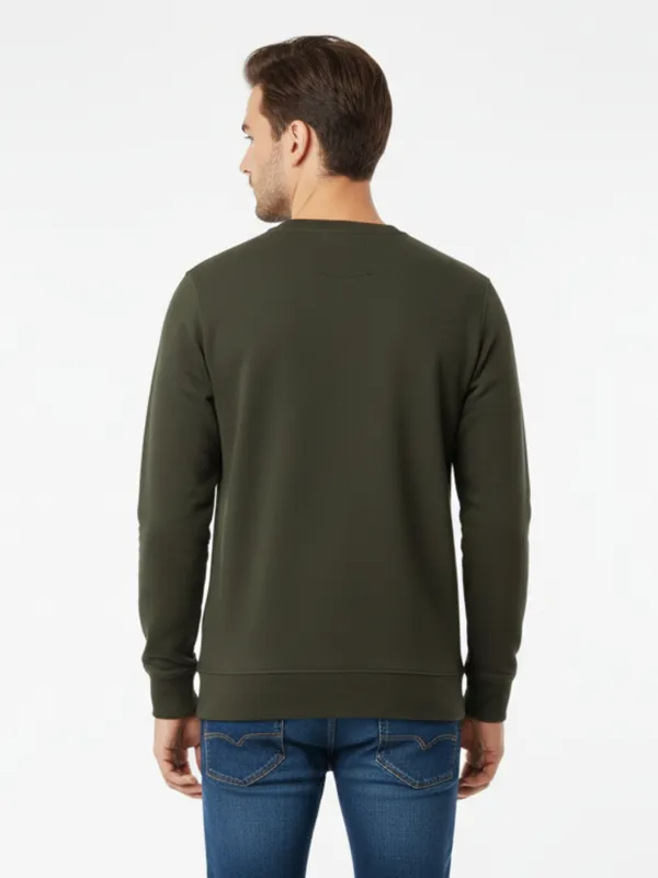Olive_Cotton_Blend_Pre_Winter_Sweatshirt_For_Men