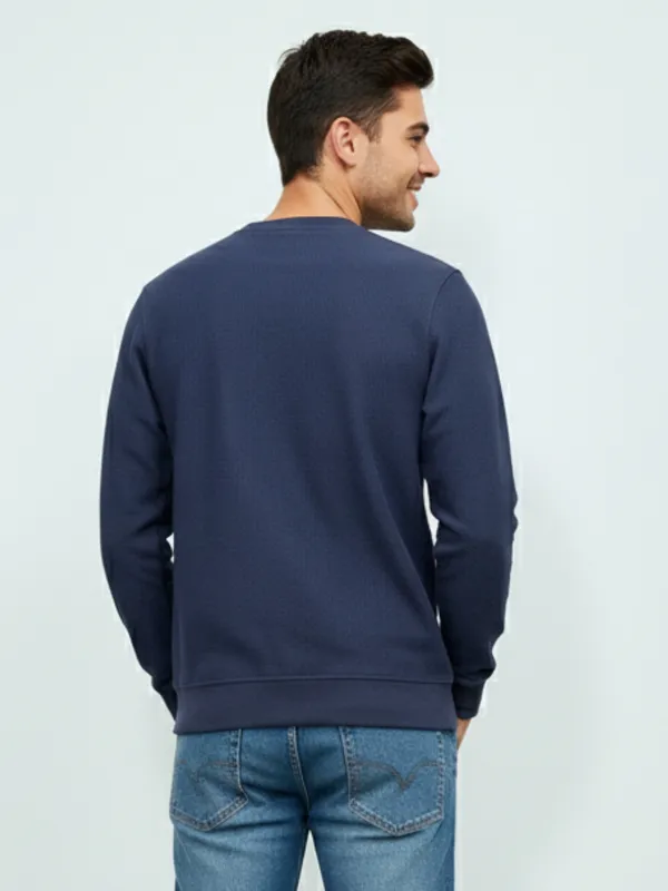 Navy_Cotton_Blend_Pre_Winter_Sweatshirt_For_Men