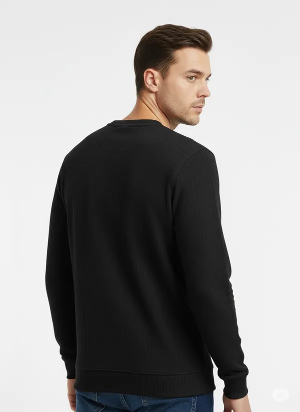 Black_Cotton_Blend_Pre_Winter_Sweatshirt_For_Men