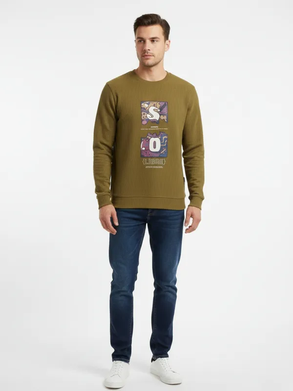 Green_Cotton_Blend_Pre_Winter_Sweatshirt_For_Men