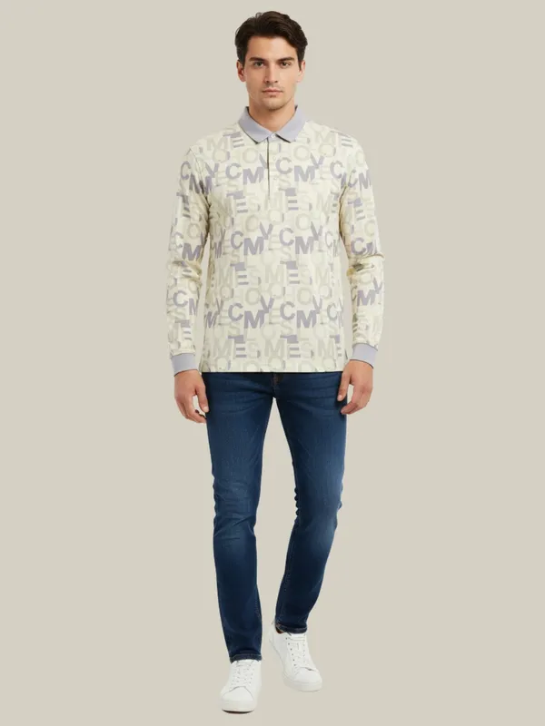Cream_Cotton_Blend_Pre_Winter_Sweatshirt_For_Men