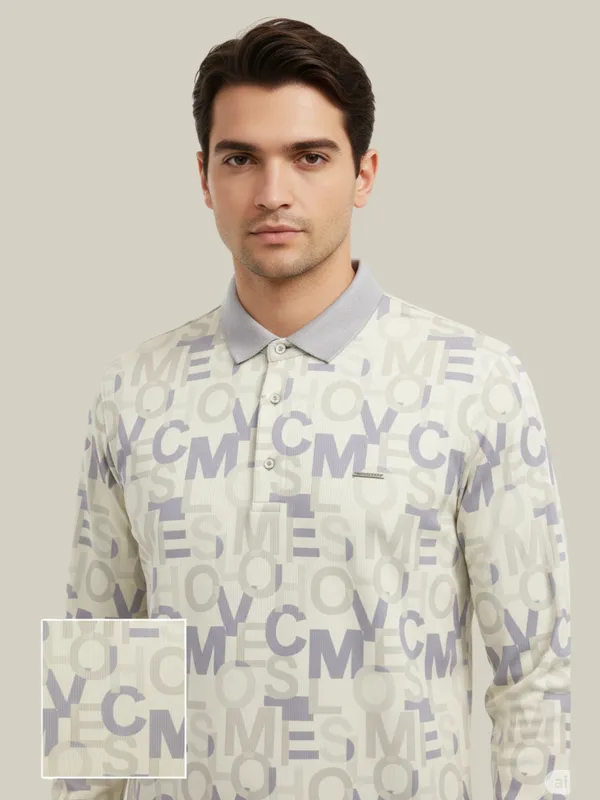 Cream_Cotton_Blend_Pre_Winter_Sweatshirt_For_Men