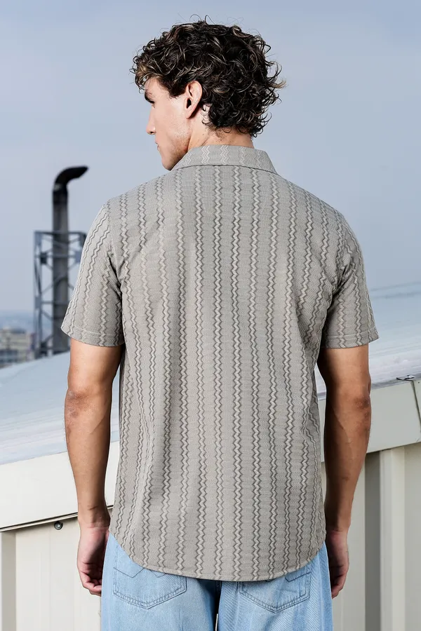 Mosue_Cotton_Blend_Solid_Half_Sleeve_Shirt_For_Men
