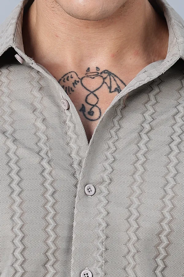Mosue_Cotton_Blend_Solid_Half_Sleeve_Shirt_For_Men