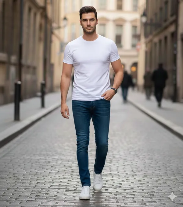 White_Premium_Cotton_T_Shirt_For_Men
