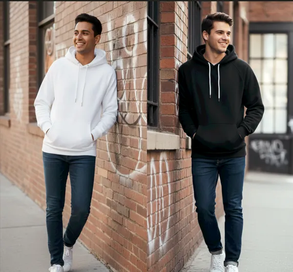 Pack_of_2_White_&_Black_Premium_Fleece_Hoodie_For_Men