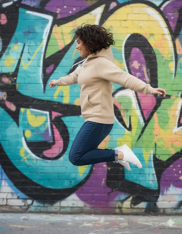 Beige_Premium_Fleece_Hoodie_For_Women