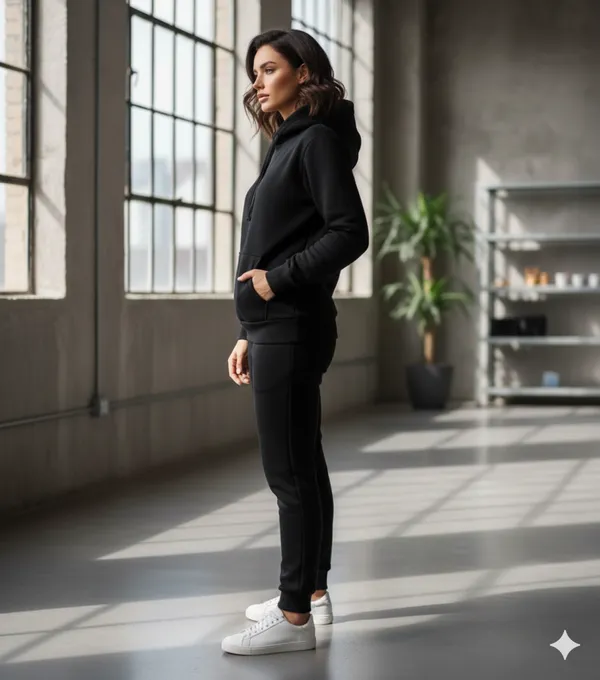 Black_Premium_Fleece_Track_Suit_For_Women
