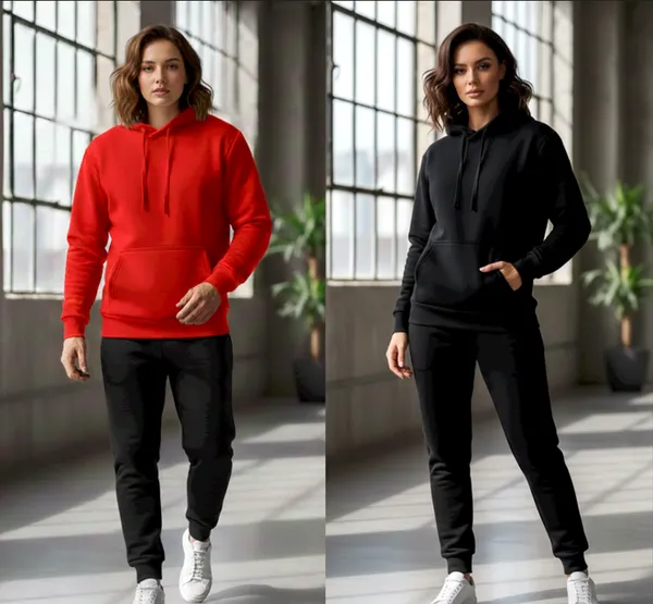 Pack_of_2_Black_&_Red_Premium_Fleece_Track_Suit_For_Women