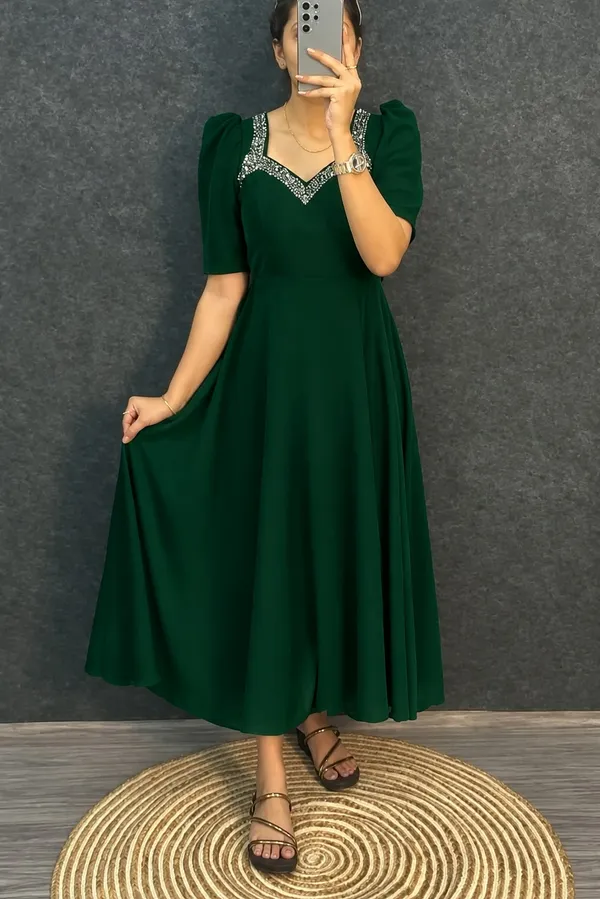 Women_Green_Velvet_Party_Wear_Gown_|_Embellished_Neck_Anarkali_Maxi_Dress