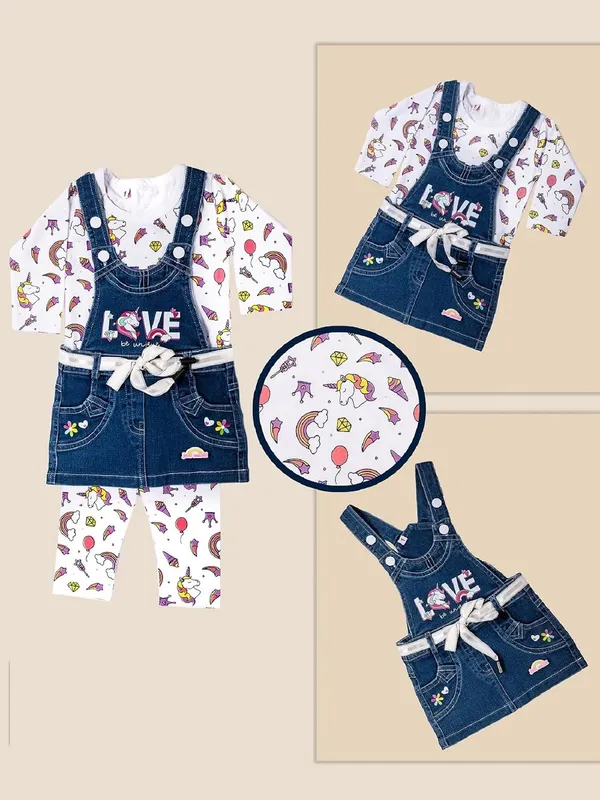Baby_Girls_Dungaree_And_T_Shirt_Set