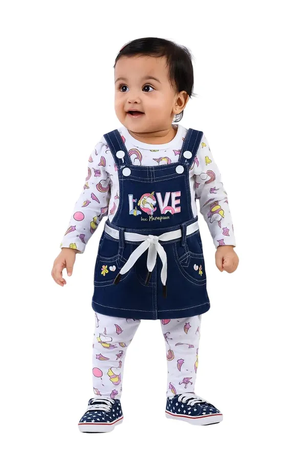 Baby_Girls_Dungaree_And_T_Shirt_Set