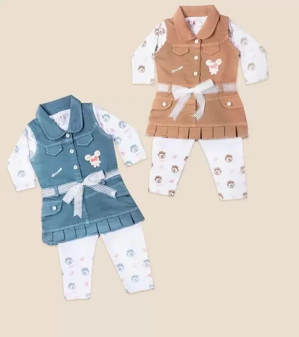Baby_Girls_Dungaree_And_T_Shirt_Set