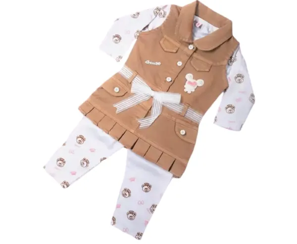 Baby_Girls_Dungaree_And_T_Shirt_Set