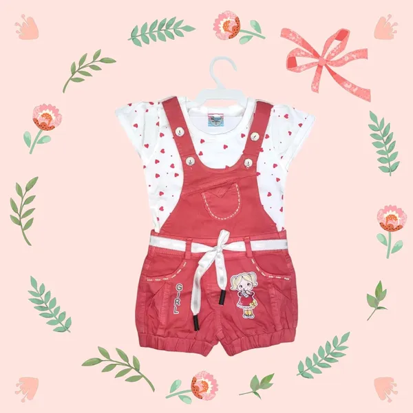 Baby_Girls_Dungaree_And_T_Shirt_Set
