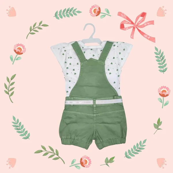 Baby_Girls_Dungaree_And_T_Shirt_Set