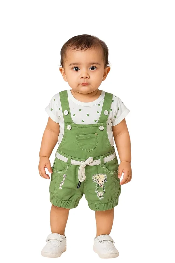 Baby_Girls_Dungaree_And_T_Shirt_Set