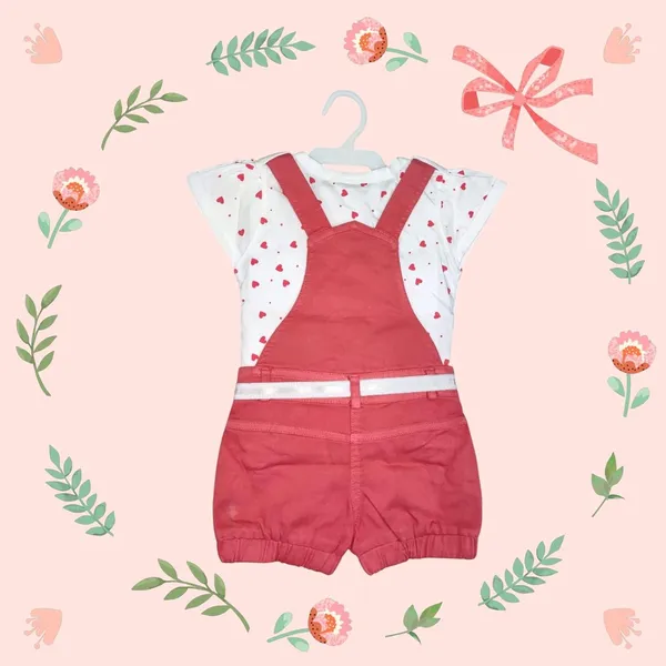 Baby_Girls_Dungaree_And_T_Shirt_Set