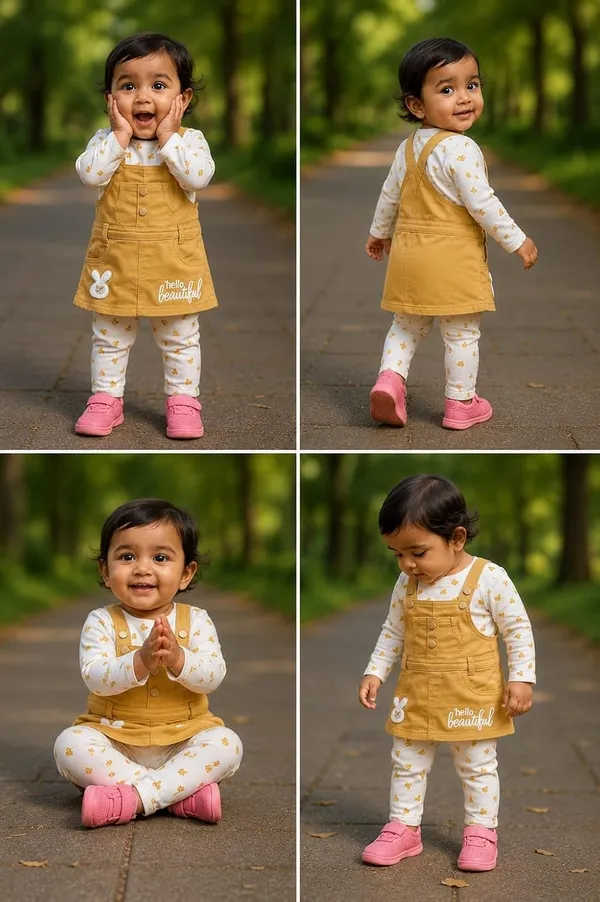 Baby_Girls_Dungaree_And_T_Shirt_Set