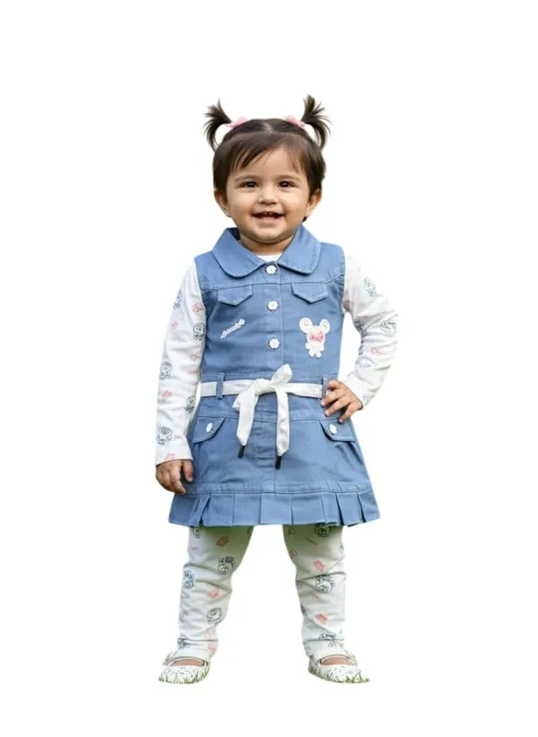 Baby_Girls_Dungaree_And_T_Shirt_Set
