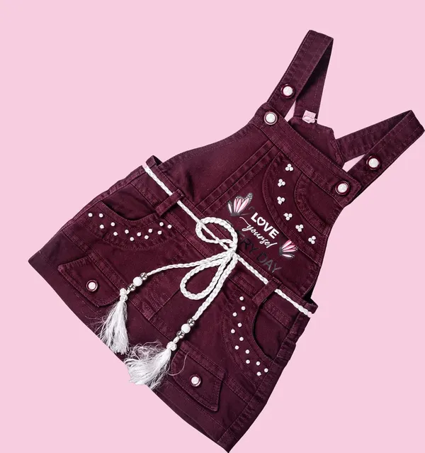 Baby_Girls_Dungaree_And_T_Shirt_Set