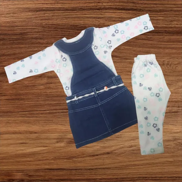 Baby_Girls_Dungaree_And_T_Shirt_Set