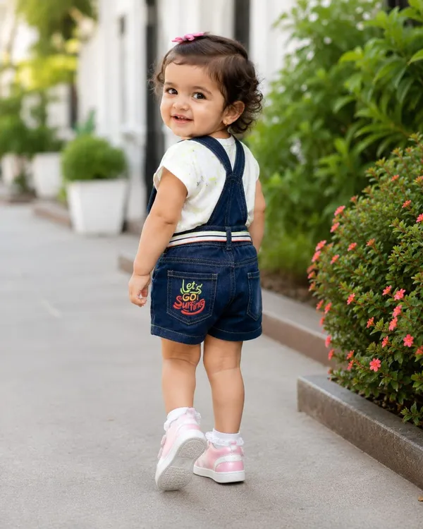 Kids_Denim_Dungaree_With_Top_Set