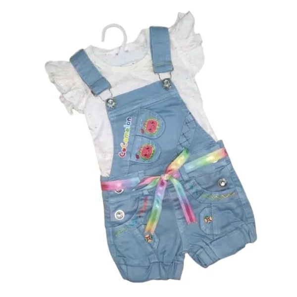 Baby_Girls_Denim_Dungaree_Set_With_Top