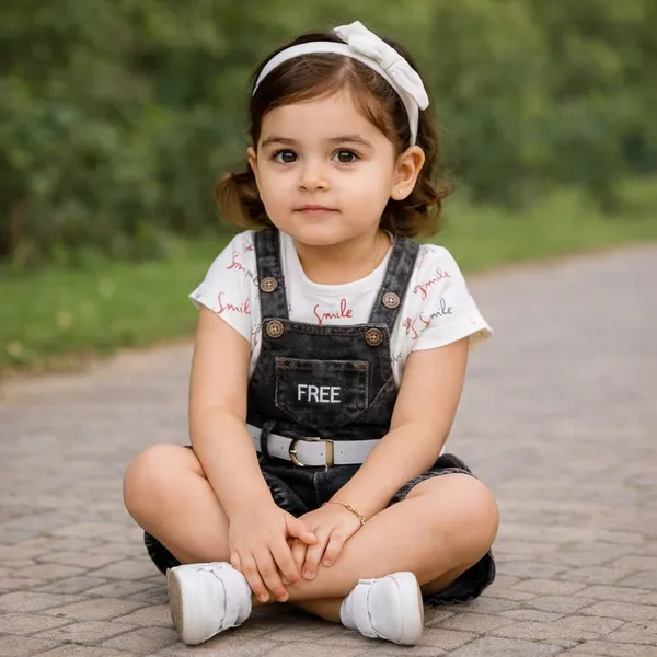 Baby_Girls_Denim_Dungaree_With_Top
